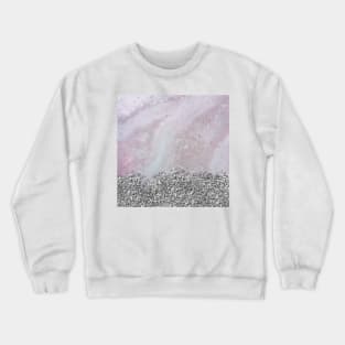 Marble gold rush VI Crewneck Sweatshirt